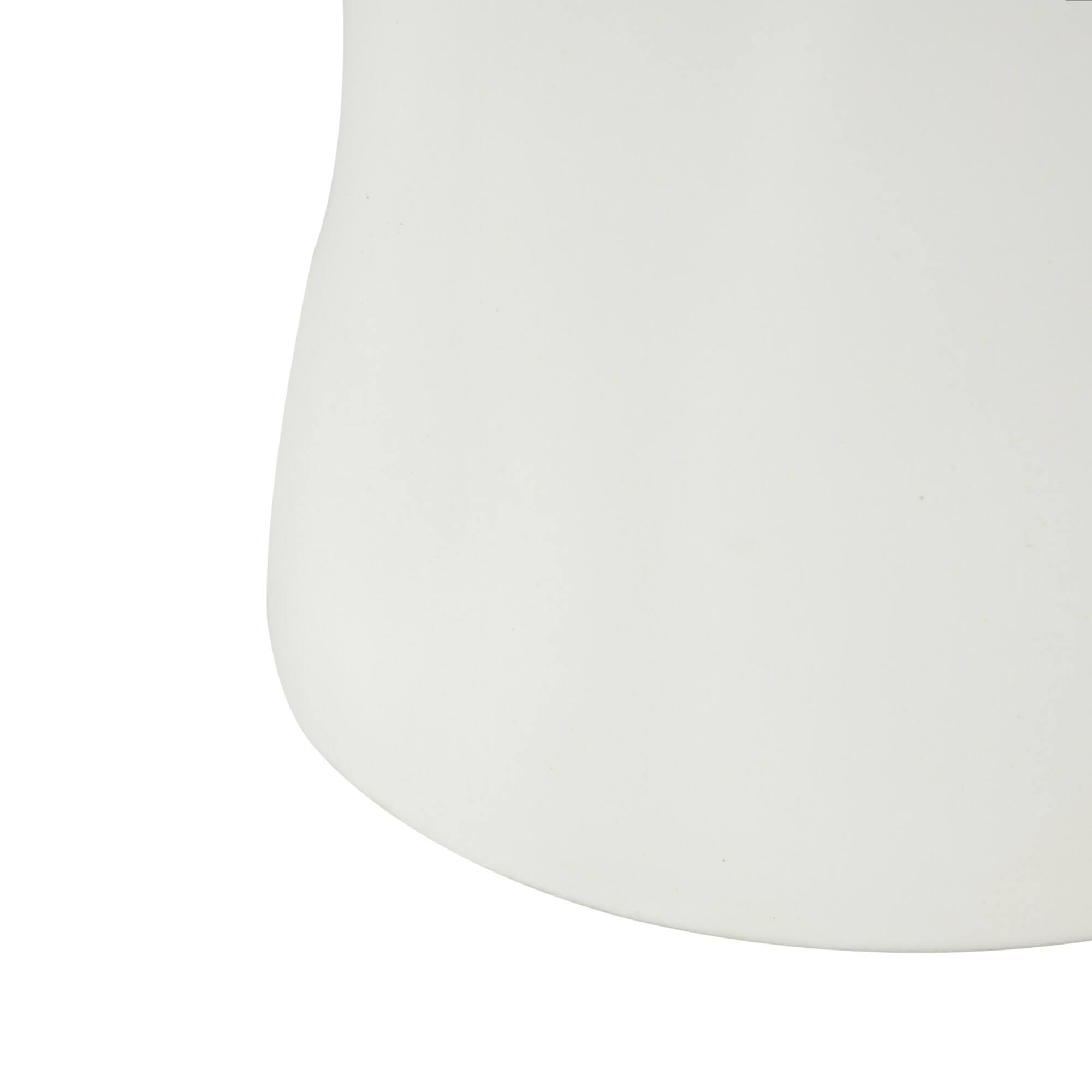 9" White Flower Decorative Ceramic Vase